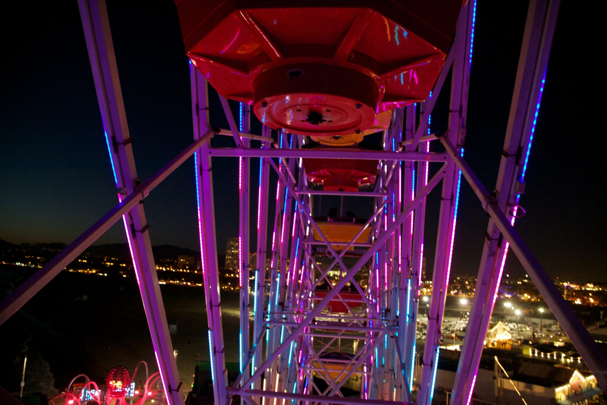 Ferris wheel at Santa Monica pier 